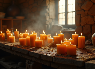 Origine de la bougie : histoire et évolution